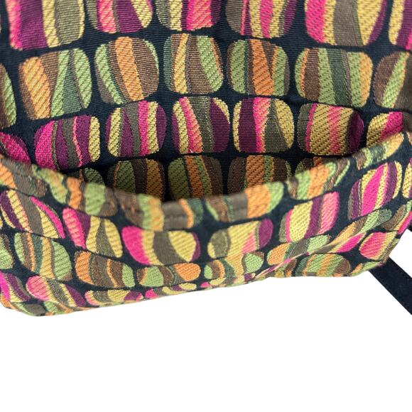 Erda Of Maine Colorful Tapestry Flap Adjustable Strap Square Crossbody Purse - Picture 6 of 7